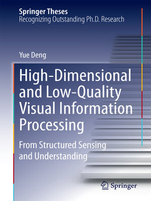 cover image of High-Dimensional and Low-Quality Visual Information Processing